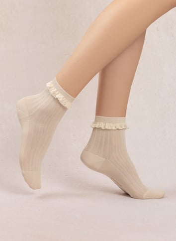 Sokken - katoenblend BLEUFORET Beige